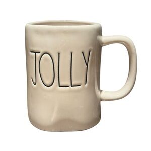 Rae Dunn Jolly Mug - Cream